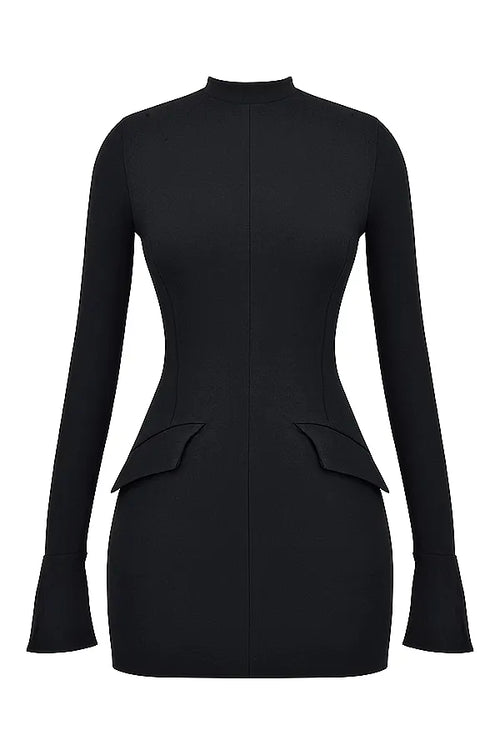 JADE MINI DRESS - BLACK