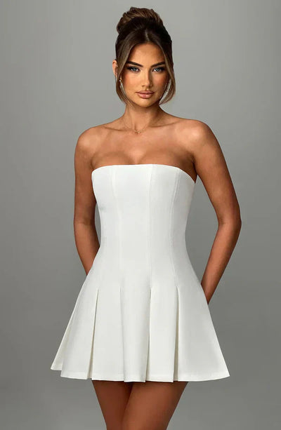 MONACO MINI DRESS – IVORY