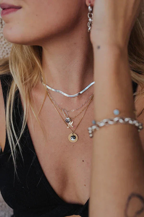 Serene Herringbone Necklace