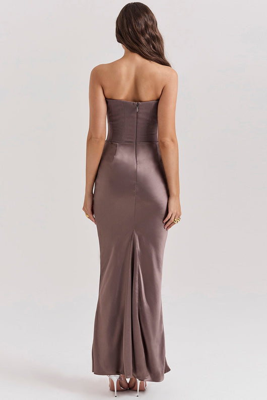 LAVINA MAXI DRESS - SMOKE