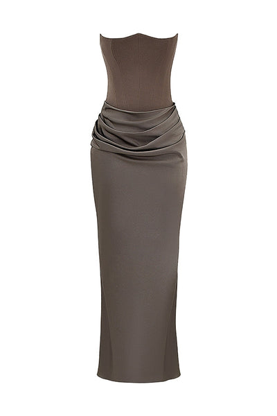 LAVINA MAXI DRESS - SMOKE