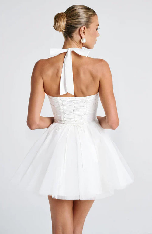 SERAPHINA MINI DRESS – IVORY