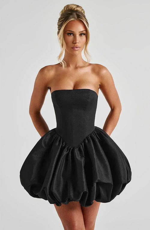 MAELIA MINI DRESS – BLACK