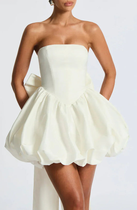 MAELIA MINI DRESS – IVORY