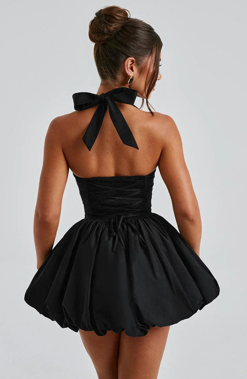 SOFIA MINI DRESS – BLACK