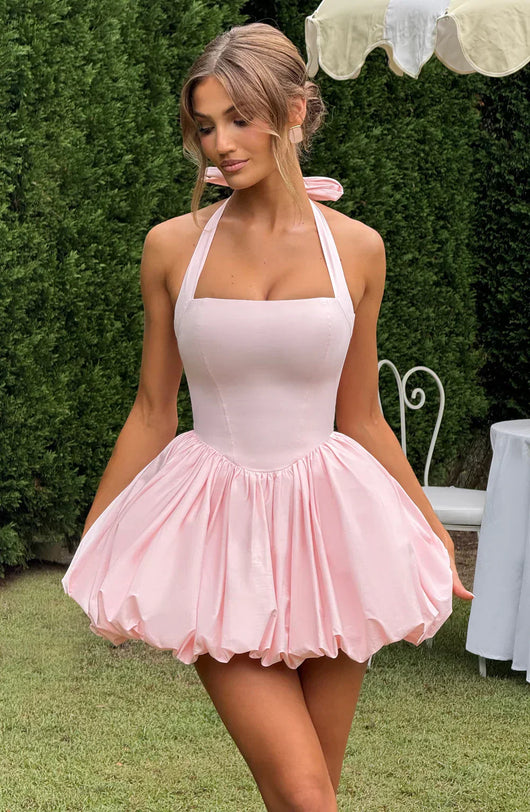 SOFIA MINI DRESS – BLUSH