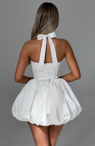SOFIA MINI DRESS – IVORY