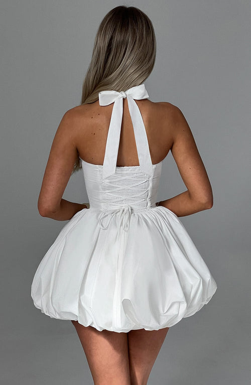 SOFIA MINI DRESS – IVORY