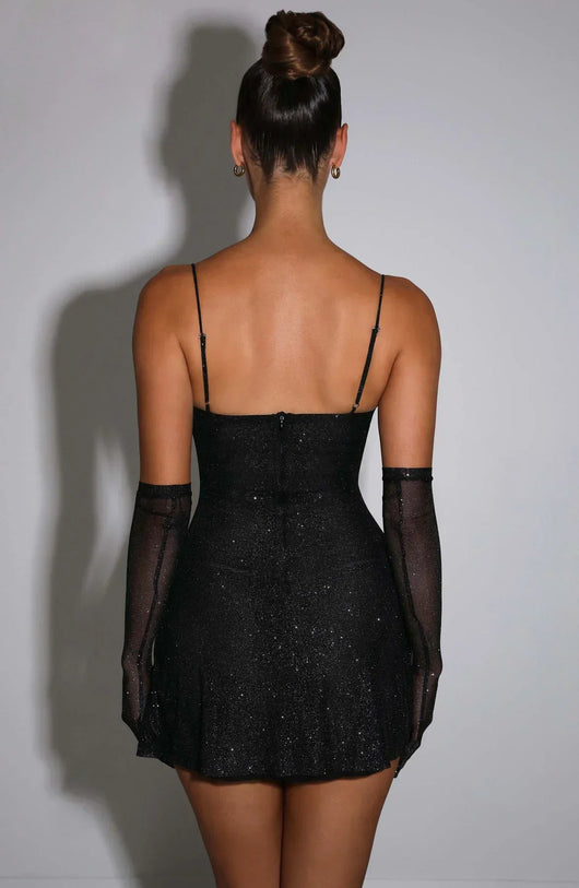 ORION MINI DRESS - BLACK