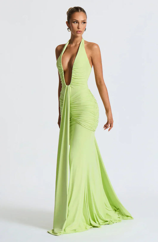 LYRA MAXI DRESS – LIME