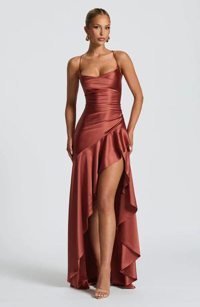 ISLA MAXI DRESS – RUST