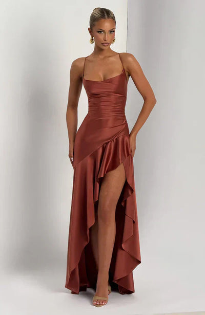 ISLA MAXI DRESS – RUST