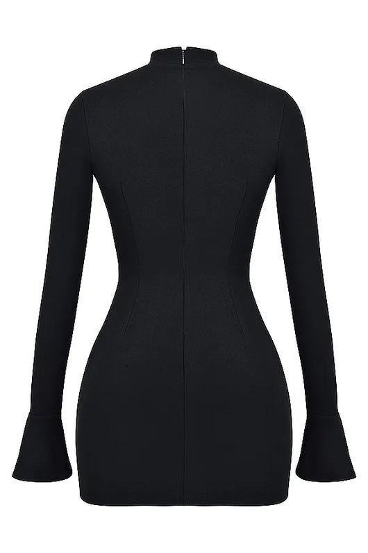 JADE MINI DRESS - BLACK