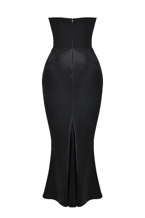 LAVINA MAXI DRESS - BLACK