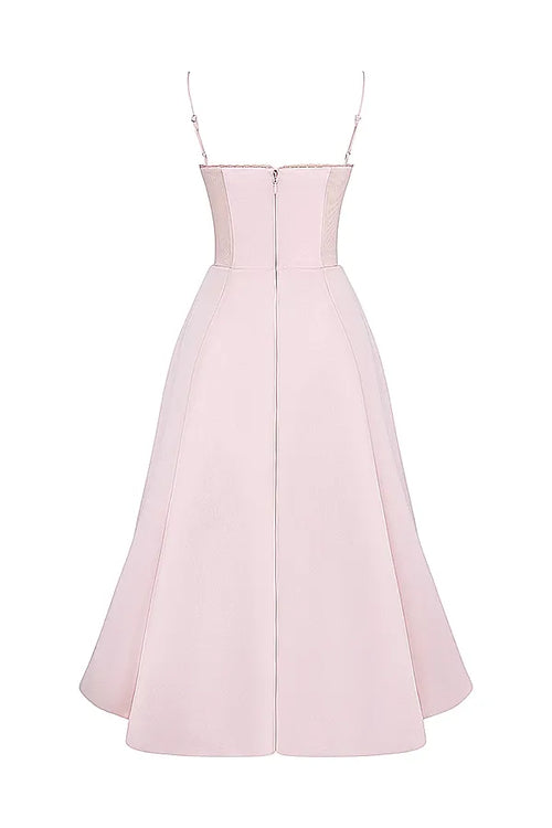 ISOLDE MIDI DRESS - BLUSH