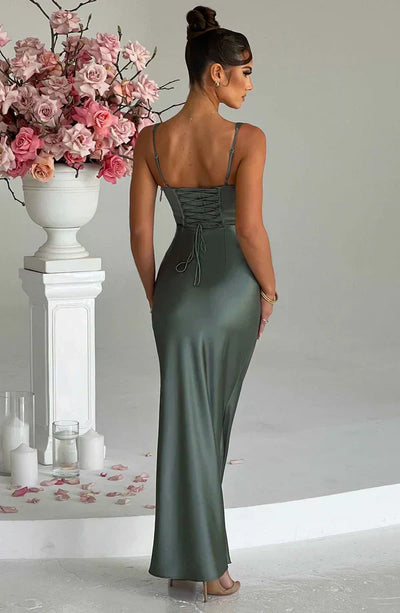 ALINA MAXI DRESS – SAGE